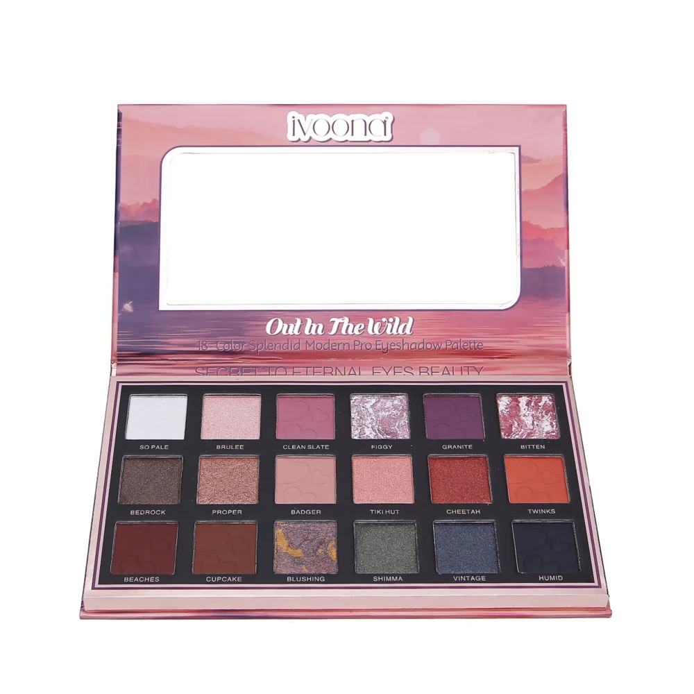 IVOONA 18 Color Splendid Modern Pro Eyeshadow Palette - Image 3